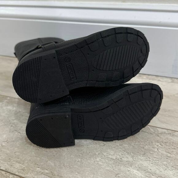 Carter’s Girls Black Boots 10T - Picture 8 of 8